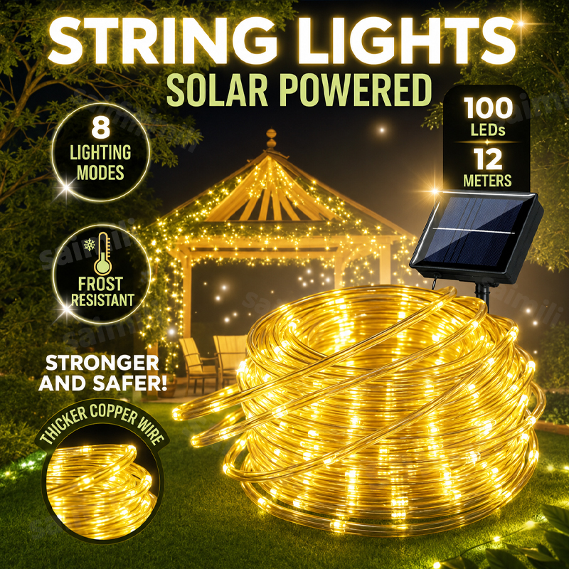 Bonsai Garden Ornaments - LED String Lights Garden Outdoor Solar