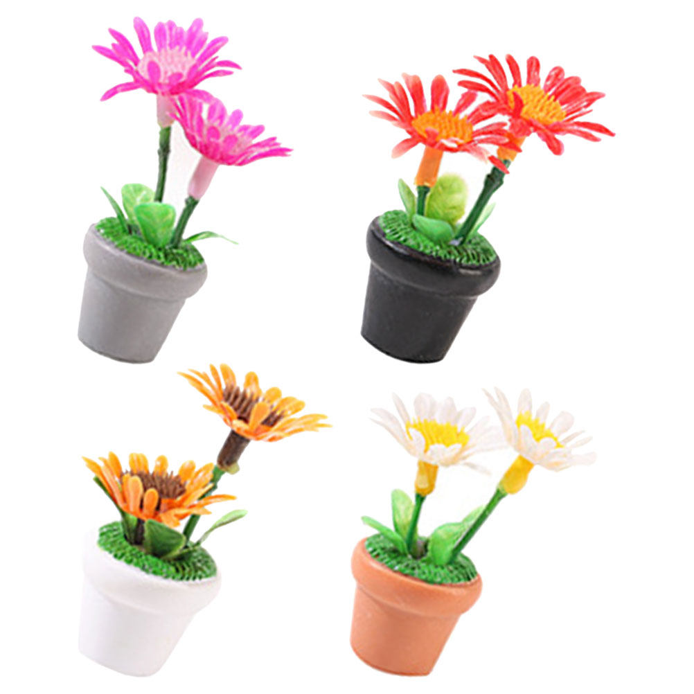 Bonsai Garden House - 4Pcs Mini Bonsai Plant Potted Plant