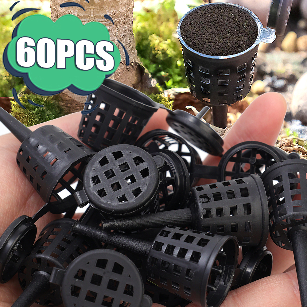 Bonsai Garden Nursery - 60/40/20Pcs Fertilizer Basket with Lid Fertilizer