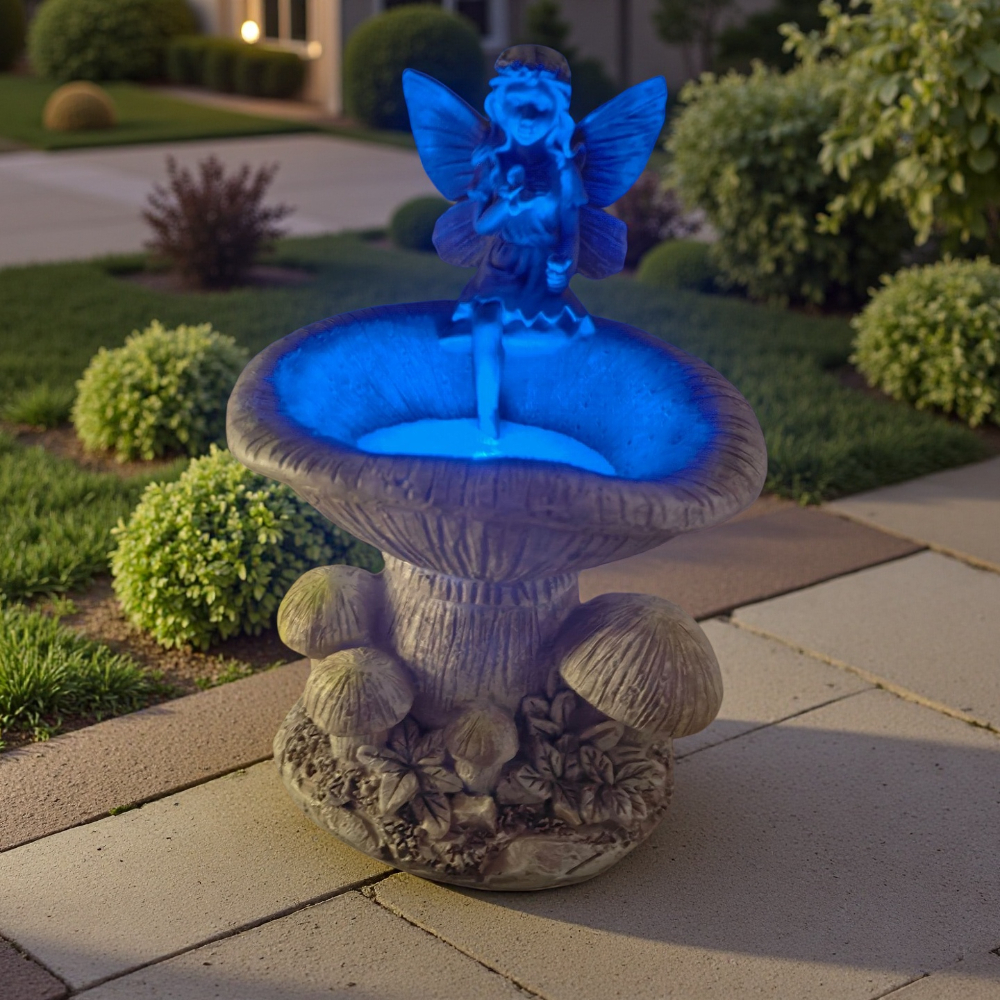 Bonsai Garden Ornaments - Creative Flower Fairy Solar Night Light