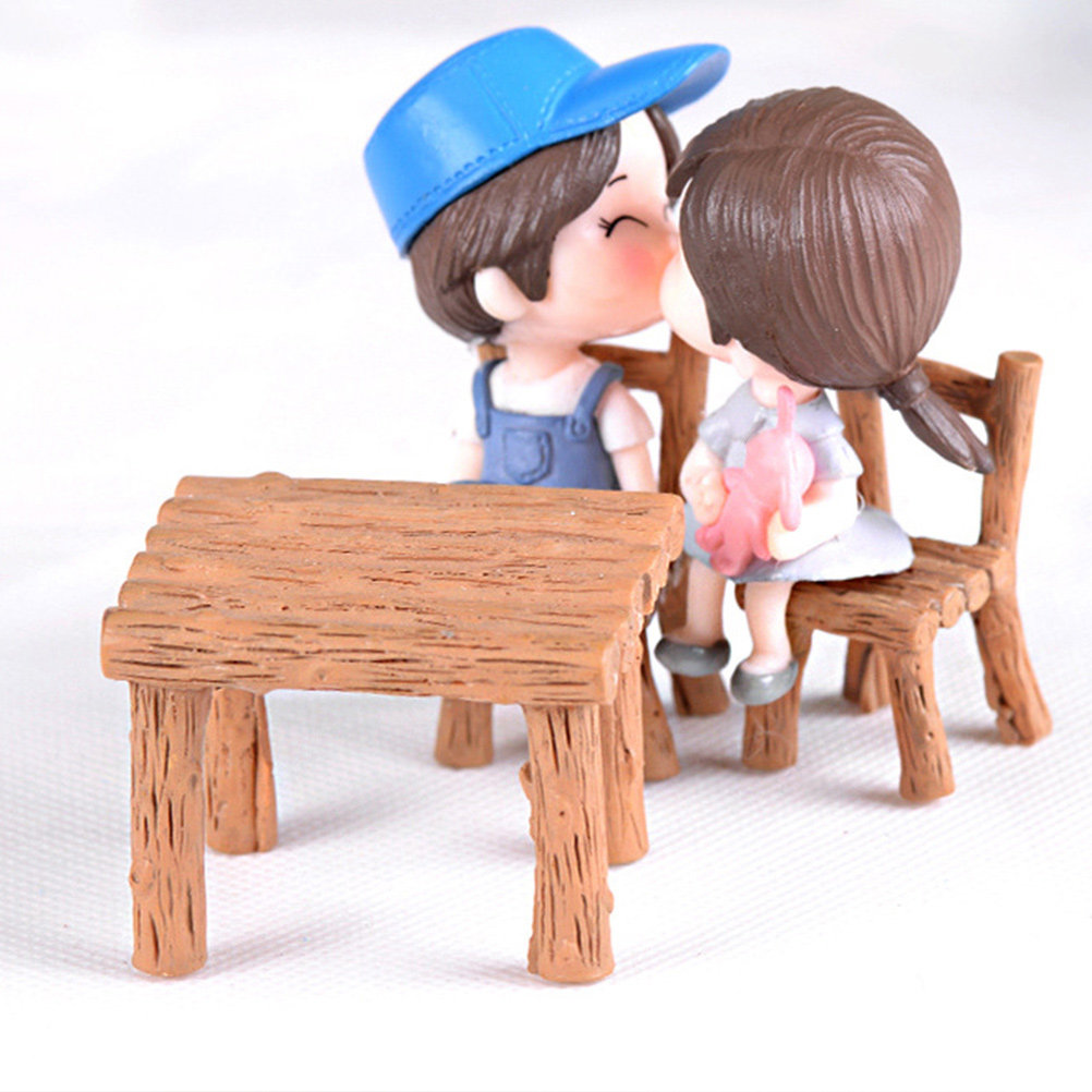 Landscape Bonsai Garden - 1Set Micro Landscape Resin Furniture Set