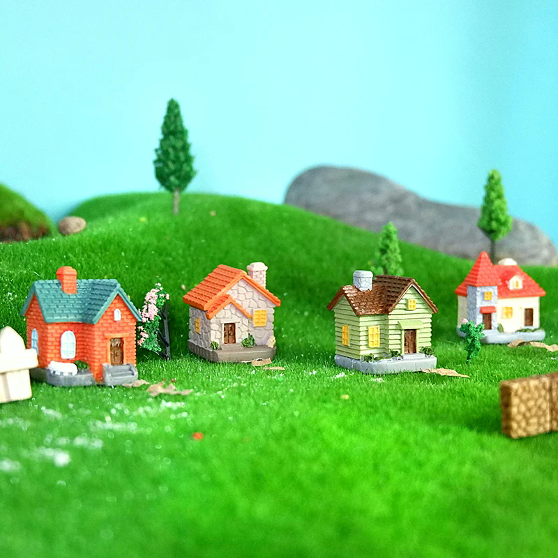 Bonsai Garden House - Decor Decoration Resin Ornament Miniature Fairy