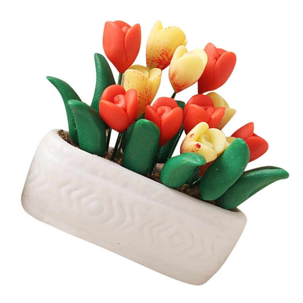 Mini Tulip Potted Plant Miniat - Bonsai Garden House recensione e prezzo