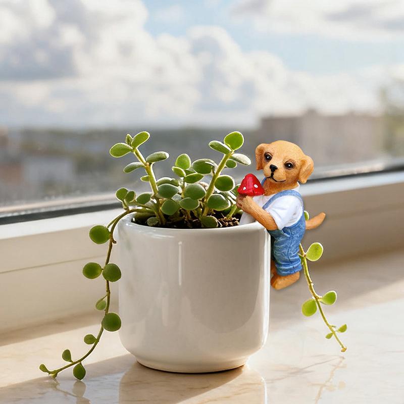 *Cute Hanging Dog Figurine Flo - Bonsai Garden Ornaments recensione e prezzo