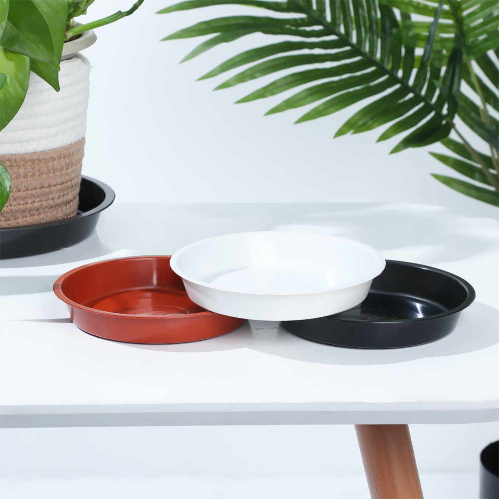 3Pcs Round Shaped Plant Trays  - Drip Tray Saucer recensione e prezzo