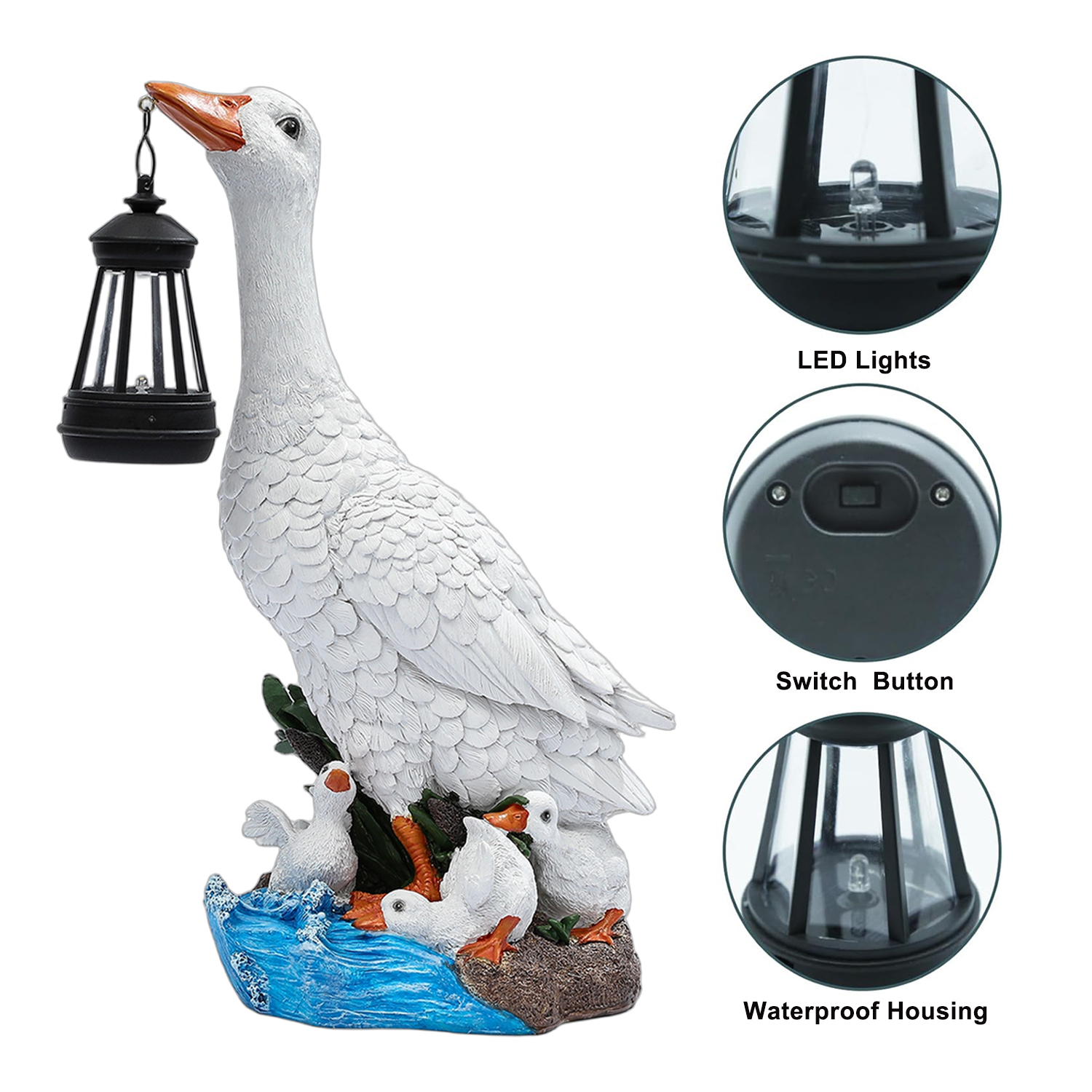 14 inches Figurine Porch Duck  - Bonsai Garden Ornaments recensione e prezzo