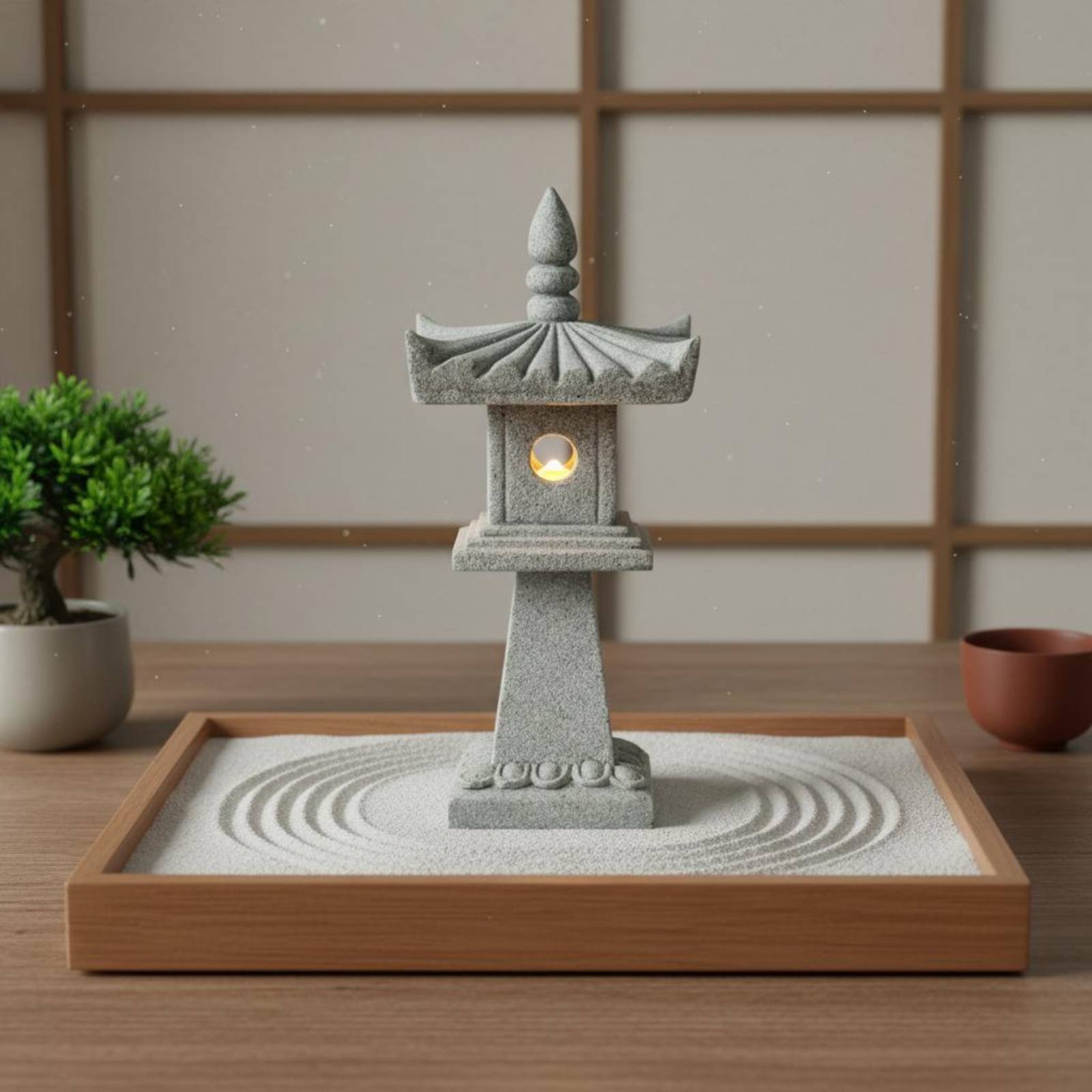 Miniature Stone Lantern Antiqu - Bonsai Garden Ornaments recensione e prezzo