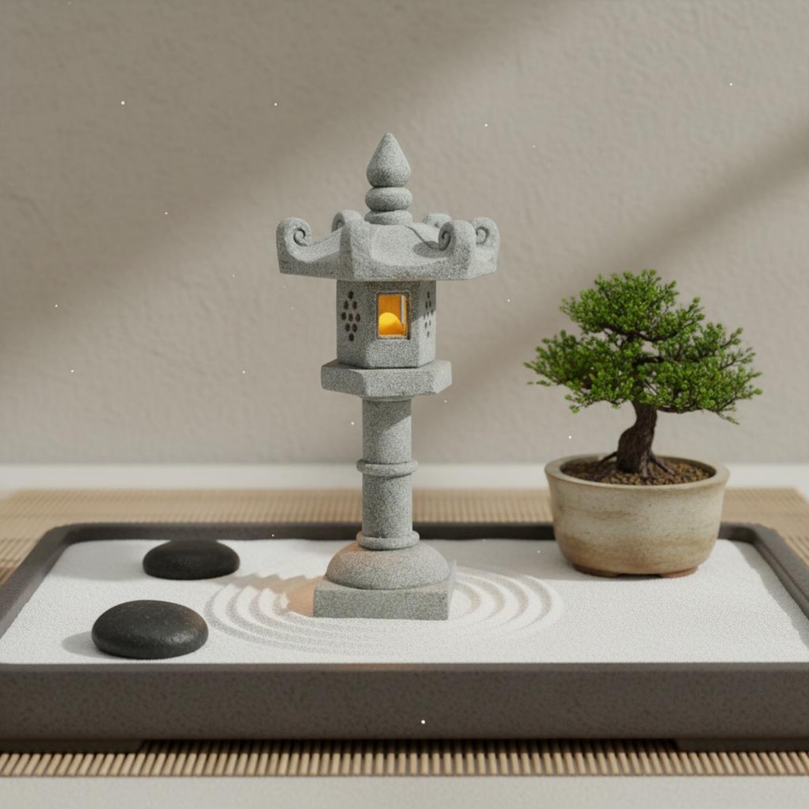Miniature Stone Lantern Antiqu - Bonsai Garden Ornaments recensione e prezzo
