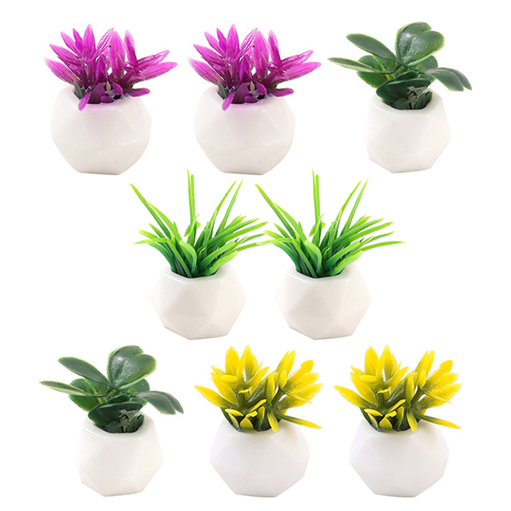 8Pcs Miniature Bonsai Ornament - Bonsai Garden House recensione e prezzo