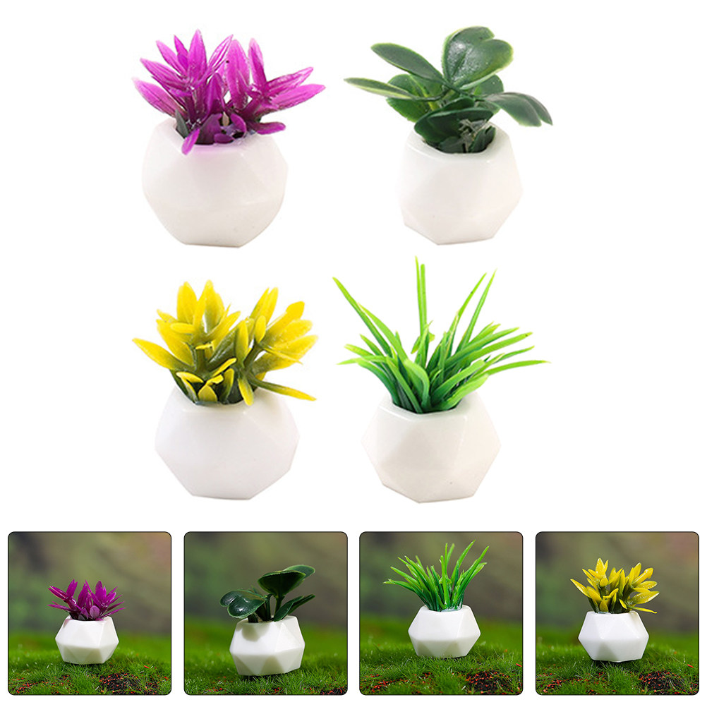 8Pcs Miniature Bonsai Ornament - Bonsai Garden House recensione e prezzo