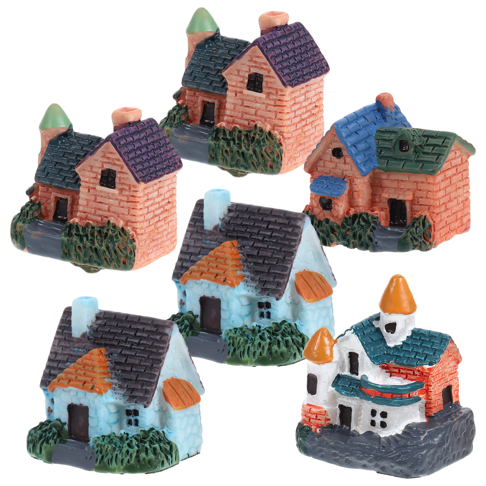 6Pcs Miniature Garden Resin Th - Bonsai Garden House recensione e prezzo