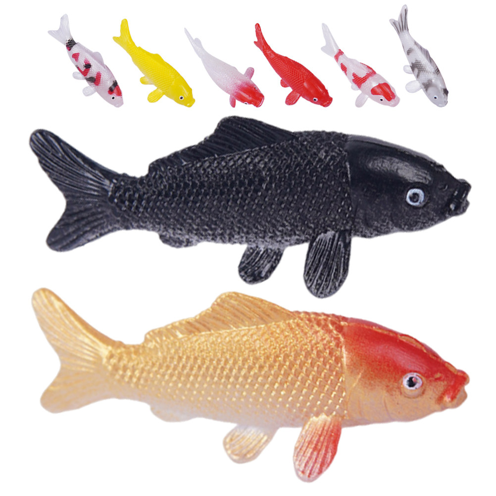 8Pcs Miniature Koi Fish Statue - Bonsai Koi Garden recensione e prezzo
