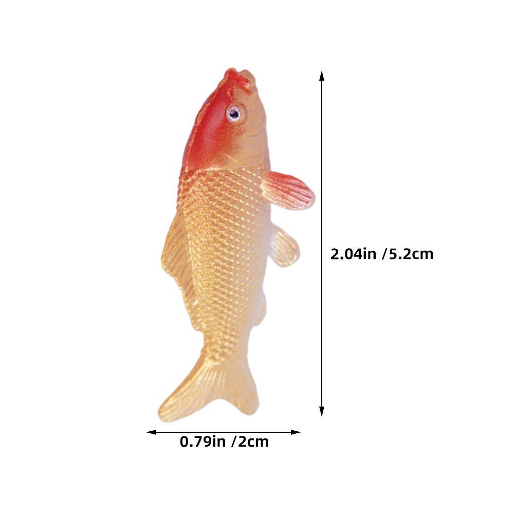 8Pcs Miniature Koi Fish Statue - Bonsai Koi Garden recensione e prezzo