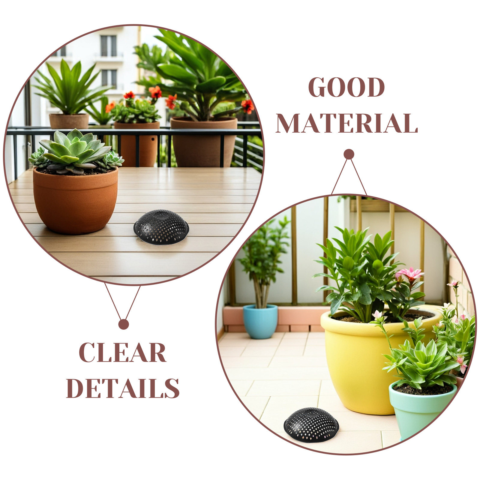 10Pcs Flower Pot Hole Mesh Pad - Bonsai Gardener recensione e prezzo