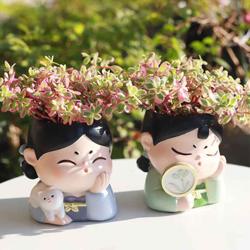 Resin Tang Dynasty Lady Nurser - Bonsai Garden Nursery recensione e prezzo