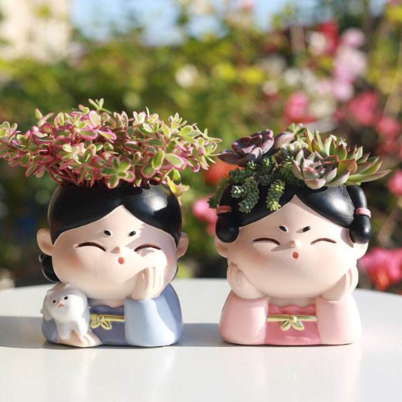 Resin Tang Dynasty Lady Nurser - Bonsai Garden Nursery recensione e prezzo