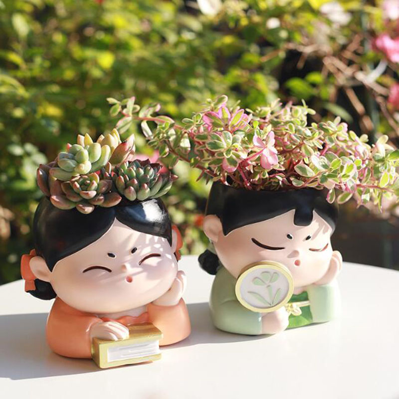 Resin Tang Dynasty Lady Nurser - Bonsai Garden Nursery recensione e prezzo
