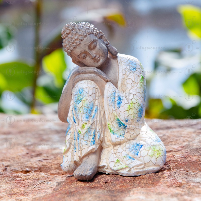 Mini Buddha Statue Ornament, N - Bonsai Gardener recensione e prezzo