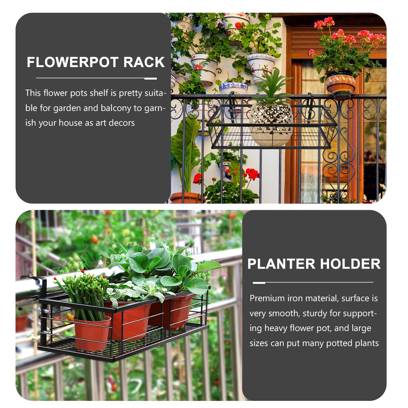 1Pcs Premium Iron Hanging Flow - Bonsai Gardener recensione e prezzo