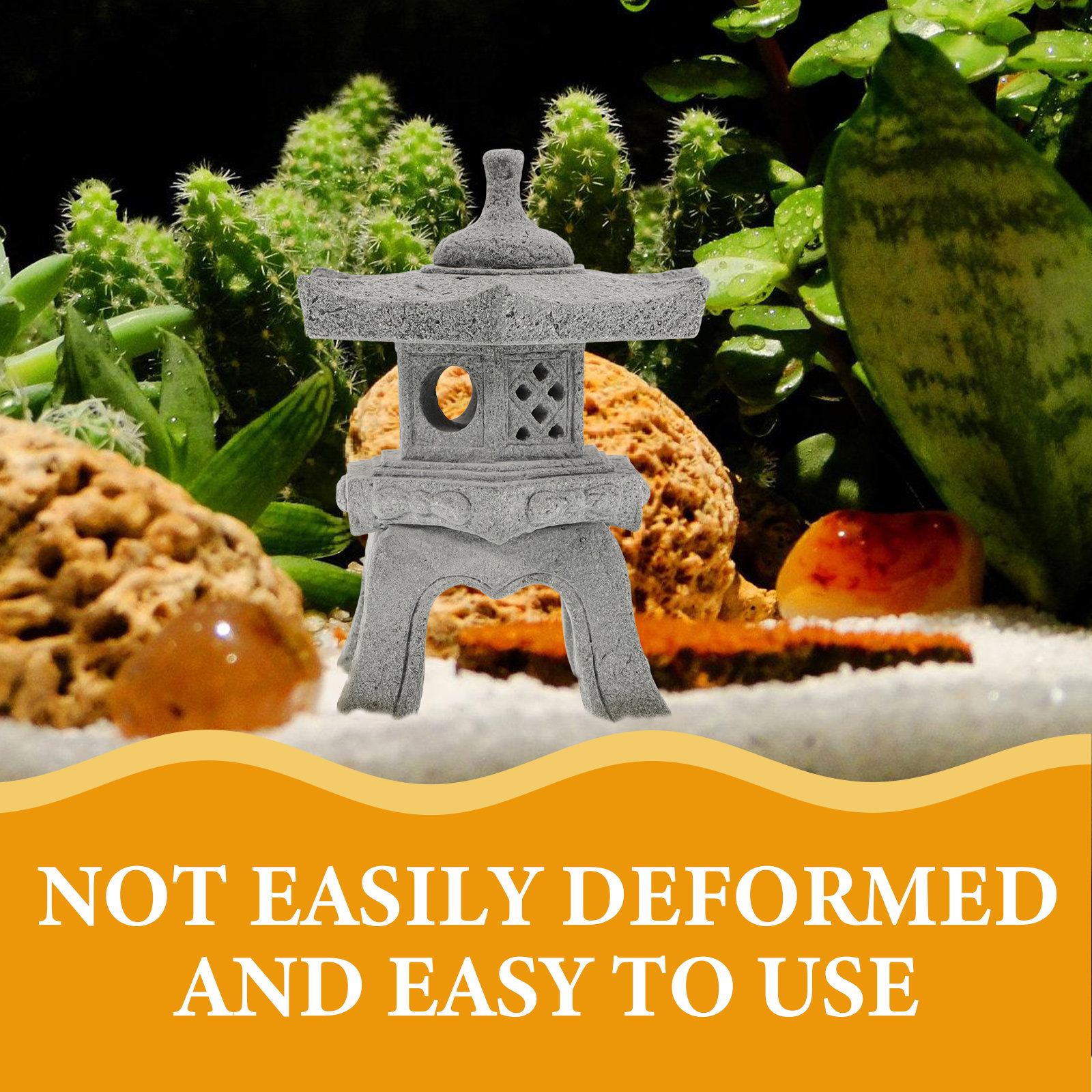 1Set Delicate Mini Pagoda Stat - Landscape Bonsai Garden recensione e prezzo