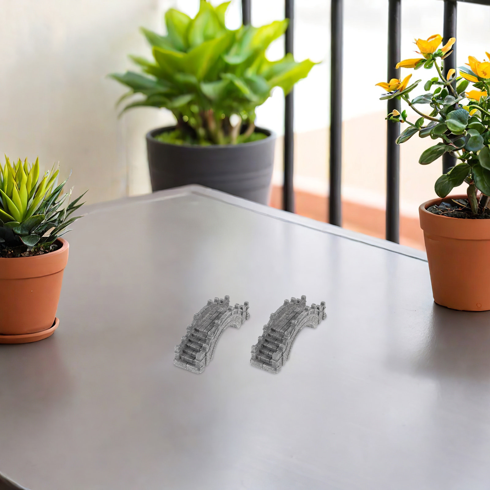 4Pcs Miniature Asian Arch Brid - Bonsai Zen Garden Set recensione e prezzo