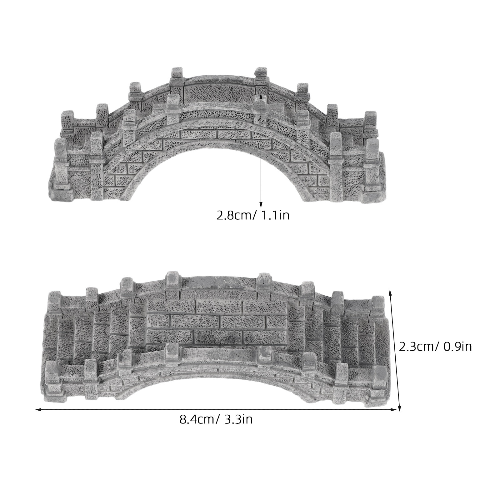 4Pcs Miniature Asian Arch Brid - Bonsai Zen Garden Set recensione e prezzo