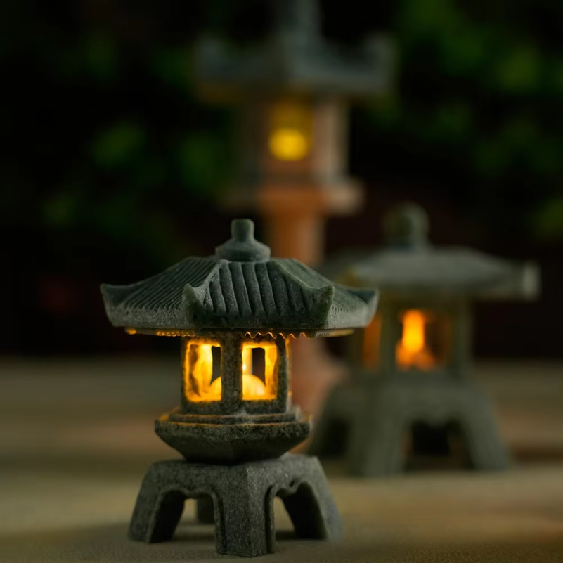 Mini Pagoda Lantern Light Gard - Landscape Bonsai Garden recensione e prezzo