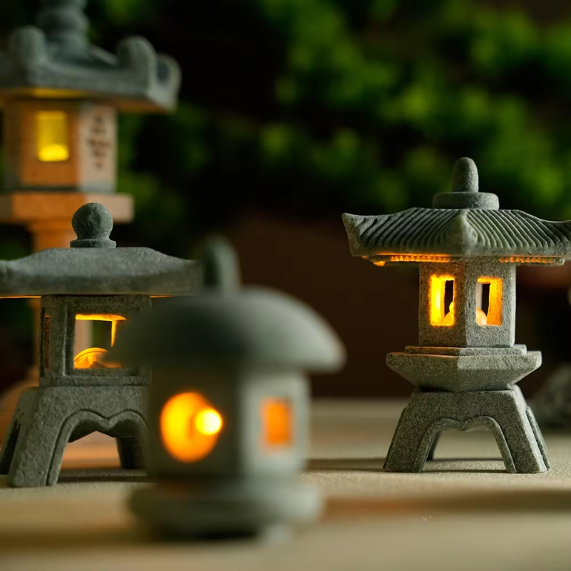Mini Pagoda Lantern Light Gard - Landscape Bonsai Garden recensione e prezzo