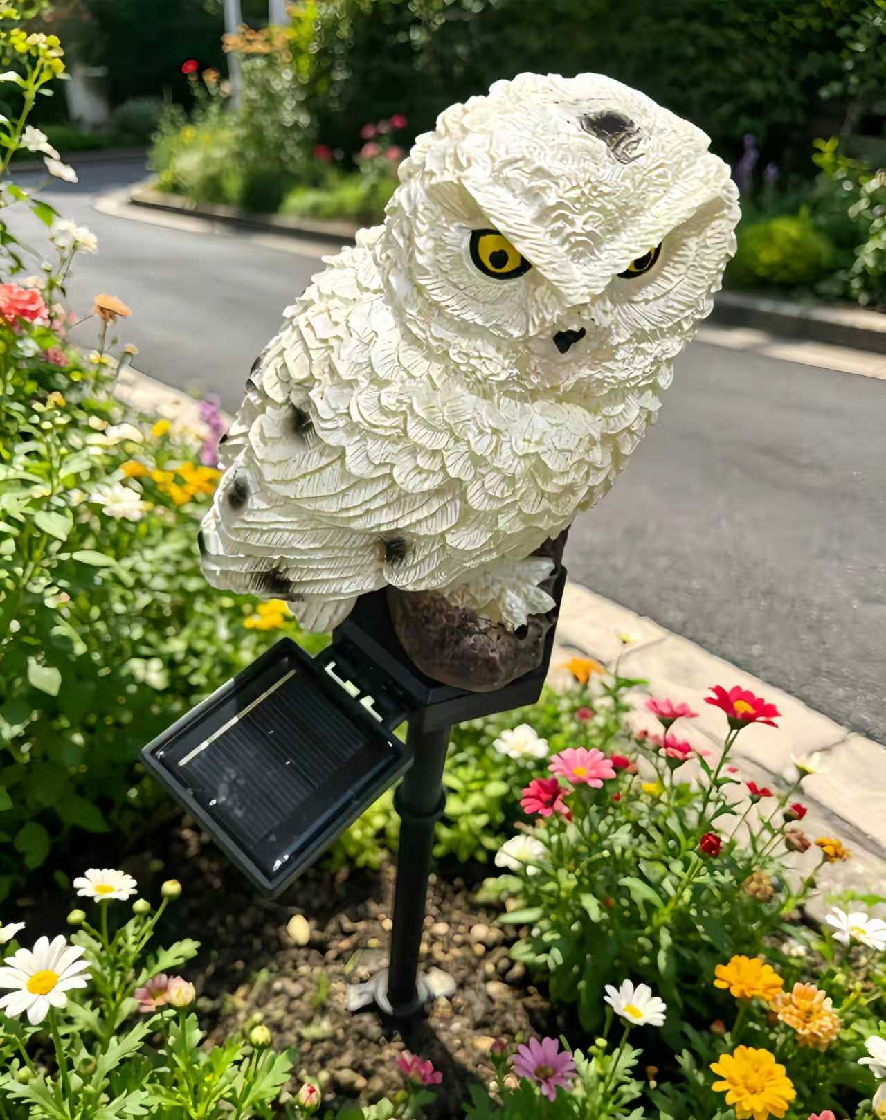 Solar Owl Garden Stake Light O - Bonsai Garden Ornaments recensione e prezzo