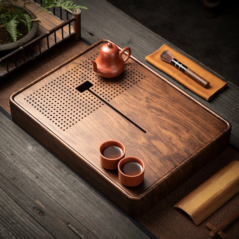 Rectangular Bamboo Tea Tray wi - Drip Tray Saucer recensione e prezzo