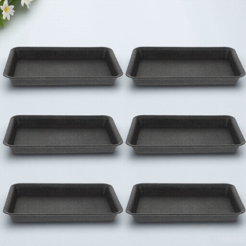 6pcs Rectangular Planter Large - Drip Tray Saucer recensione e prezzo