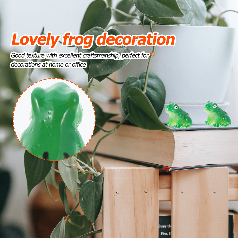25Pcs Resin Frog Decor Miniatu - Landscape Bonsai Garden recensione e prezzo