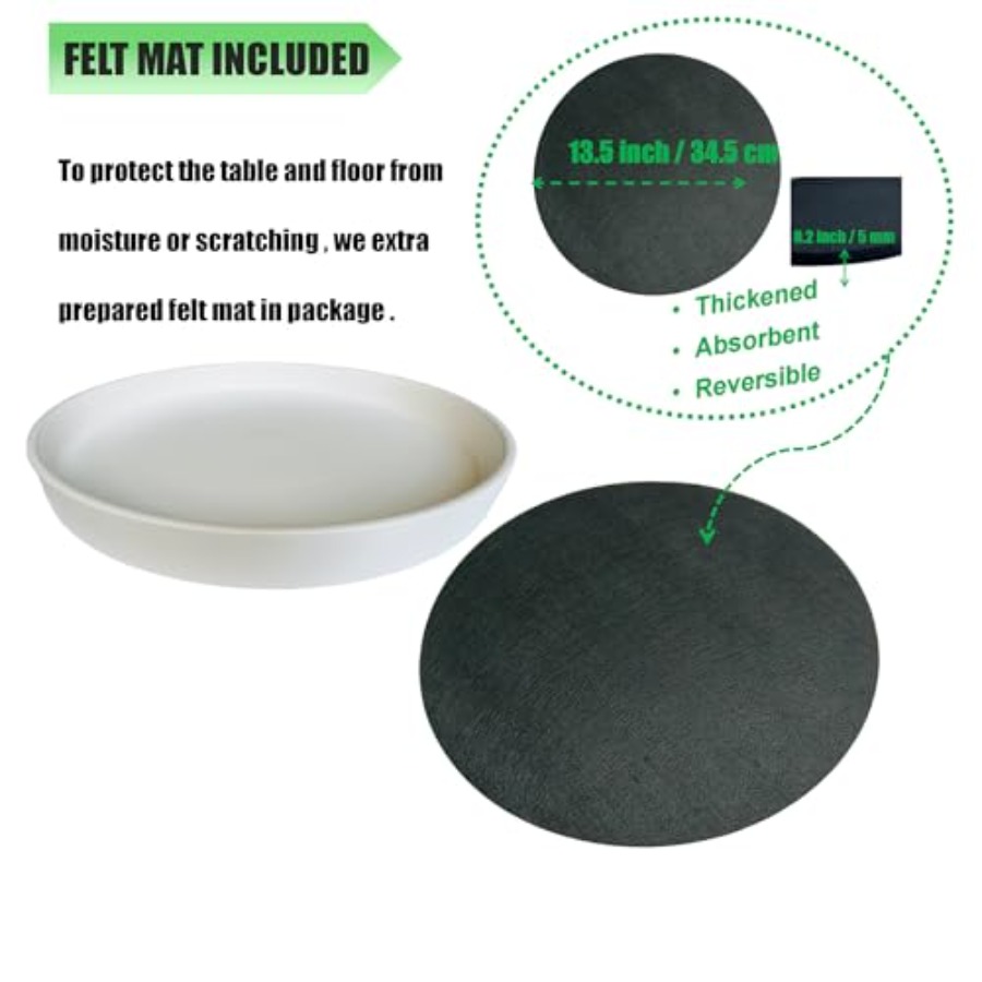 Plant Saucer Ceramic Deep Pot  - Drip Tray Saucer recensione e prezzo