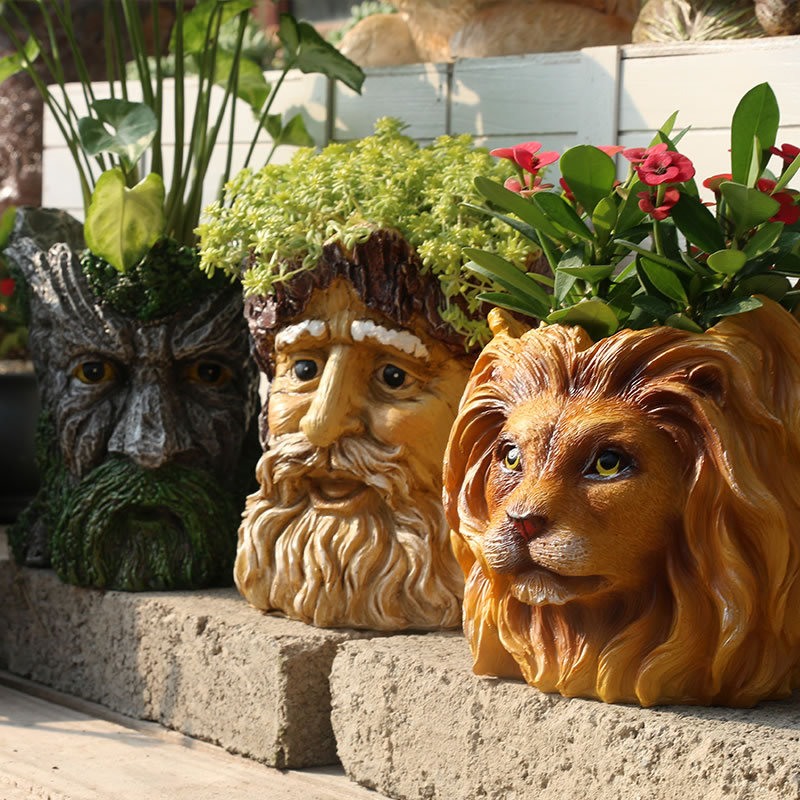 3D Animal Head Vase Cartoon Fi - Bonsai Garden Nursery recensione e prezzo