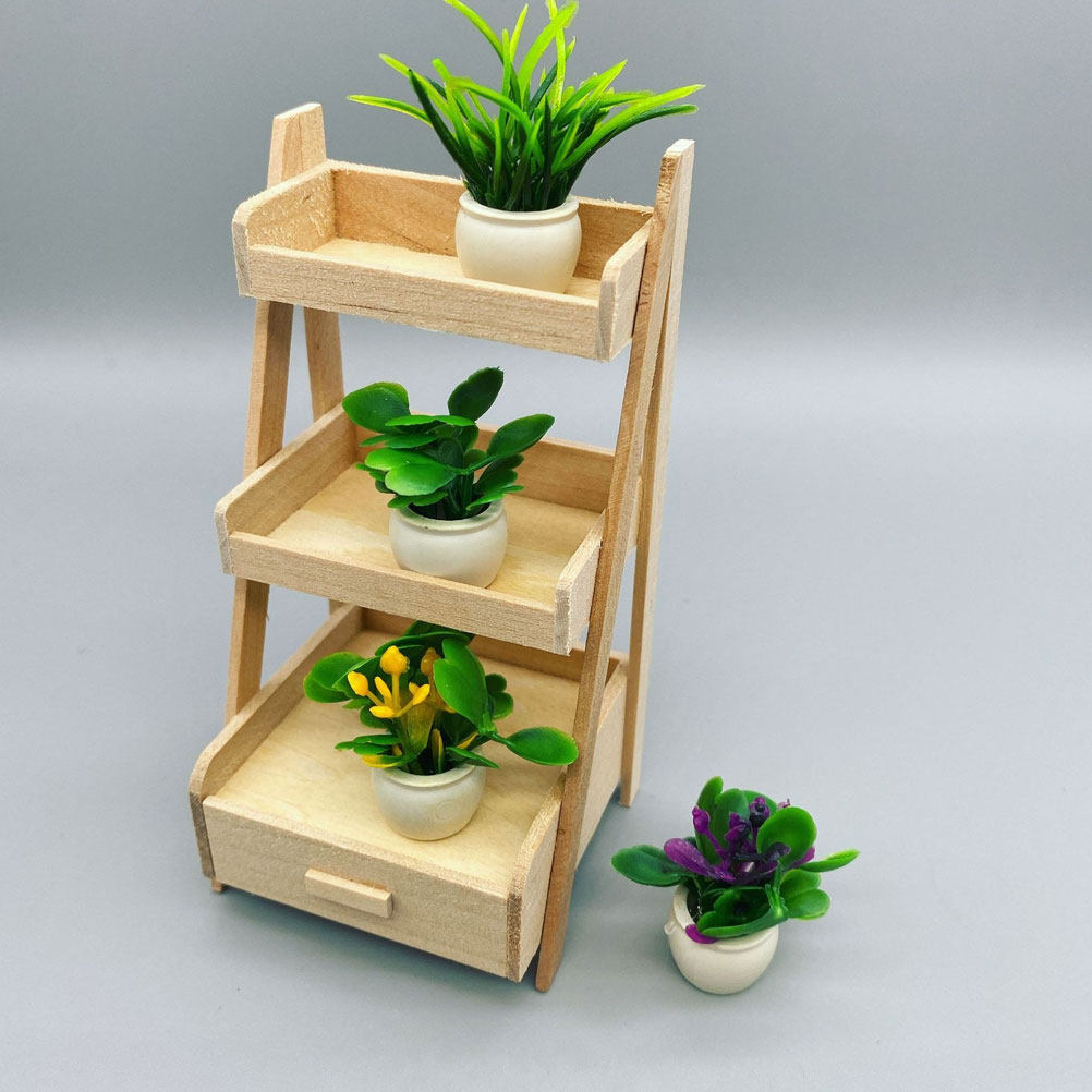 4Pcs Miniature Potted Plant Si - Bonsai Garden House recensione e prezzo