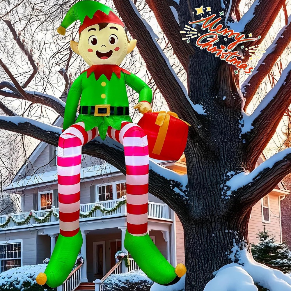 8FT Christmas Inflatables Sitt - Bonsai Garden Ornaments recensione e prezzo