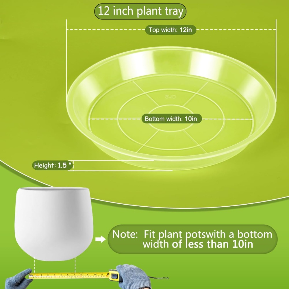 Clear Plant Saucers 4-22 Inch, - Drip Tray Saucer recensione e prezzo