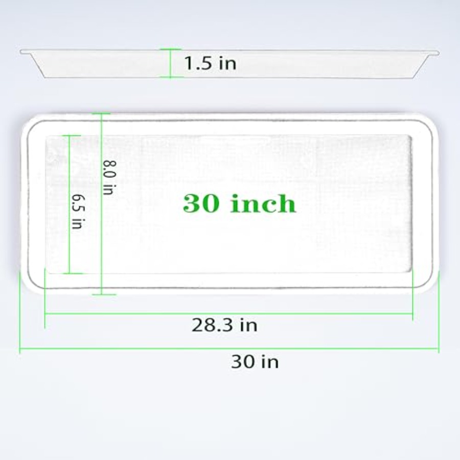 2 Pack of Plastic Plant Tray S - Drip Tray Saucer recensione e prezzo