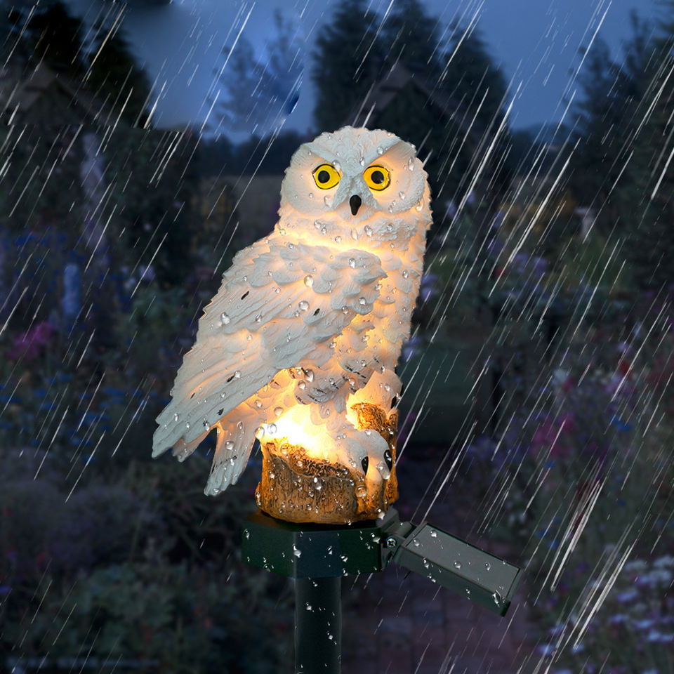 Solar Owl Statue Garden Light  - Bonsai Garden Ornaments recensione e prezzo