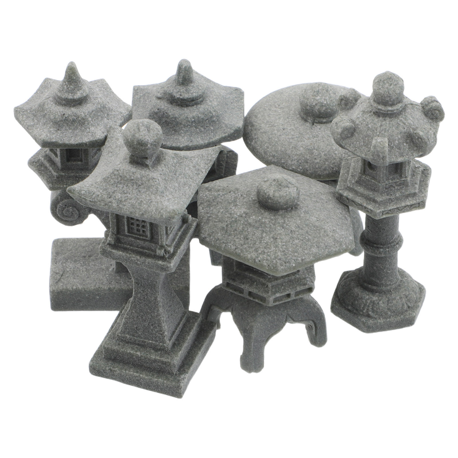 6Pcs Aquarium Decorations Mini - Bonsai Zen Garden Set recensione e prezzo