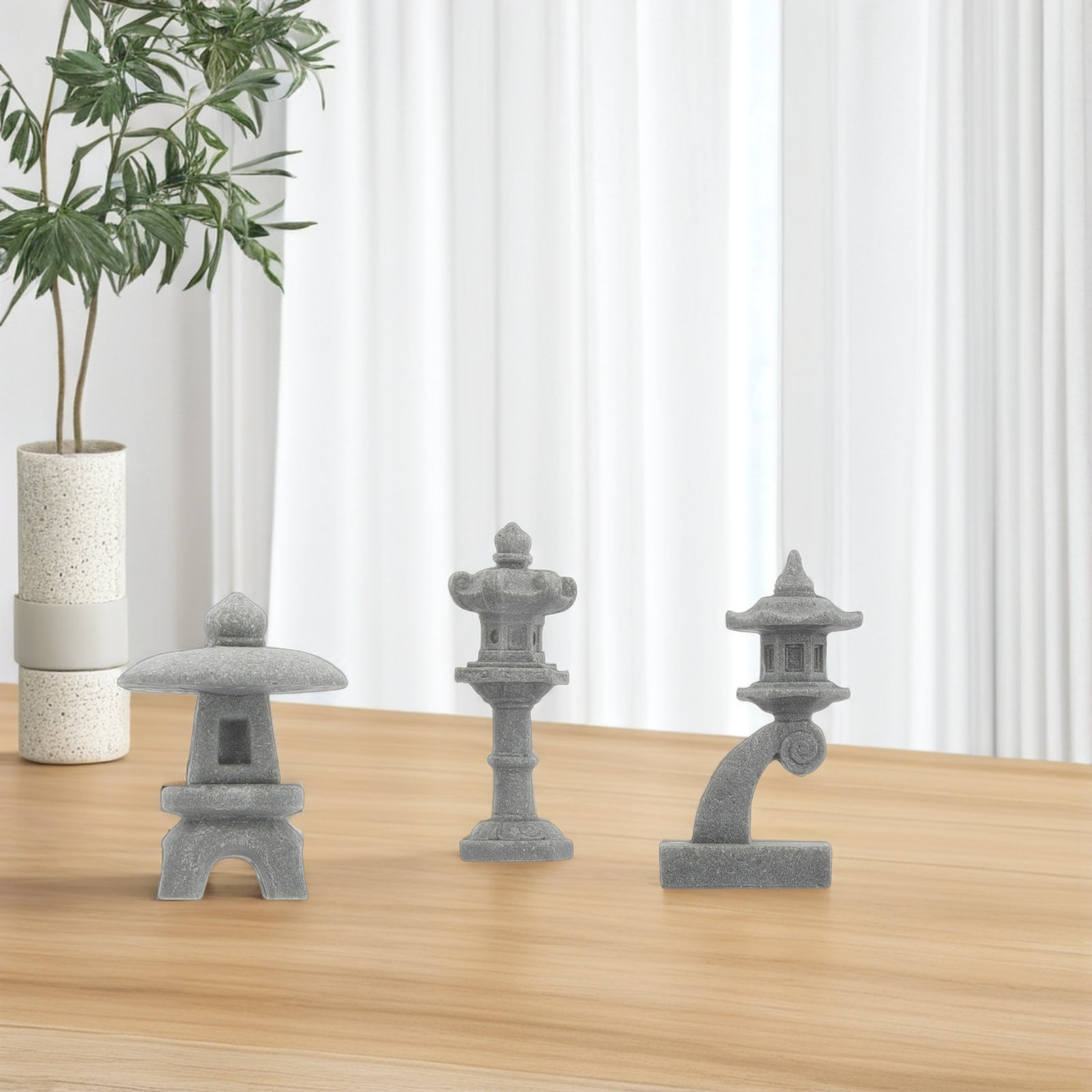 6Pcs Aquarium Decorations Mini - Bonsai Zen Garden Set recensione e prezzo