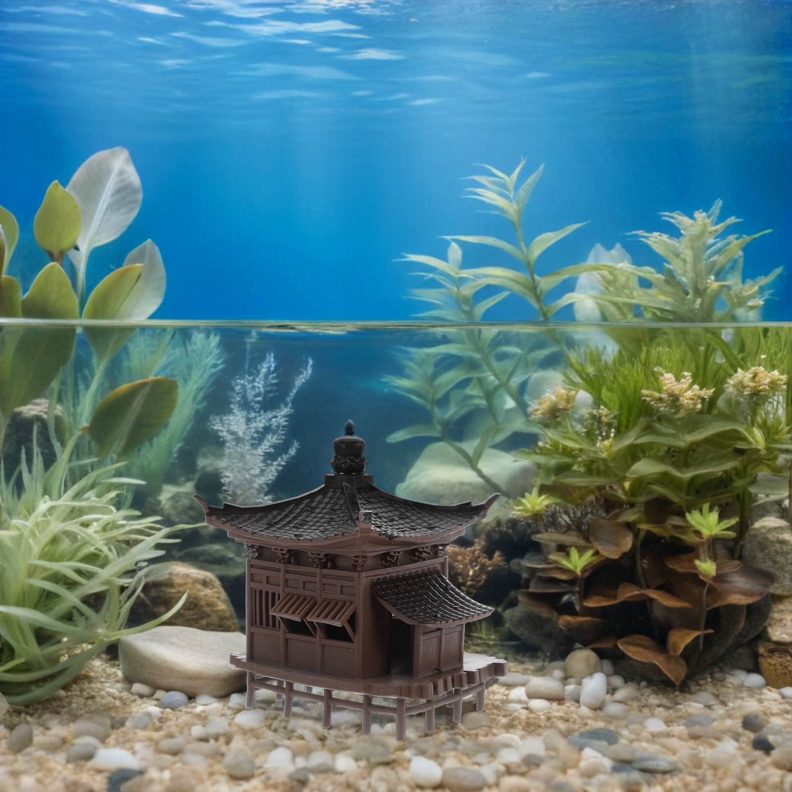 Aquarium Mini Pavilion Ornamen - Bonsai Zen Garden Set recensione e prezzo