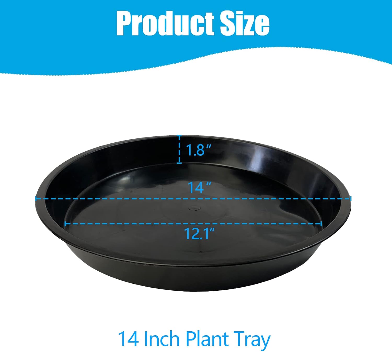 5-Pack Heavy Duty Plant Saucer - Drip Tray Saucer recensione e prezzo