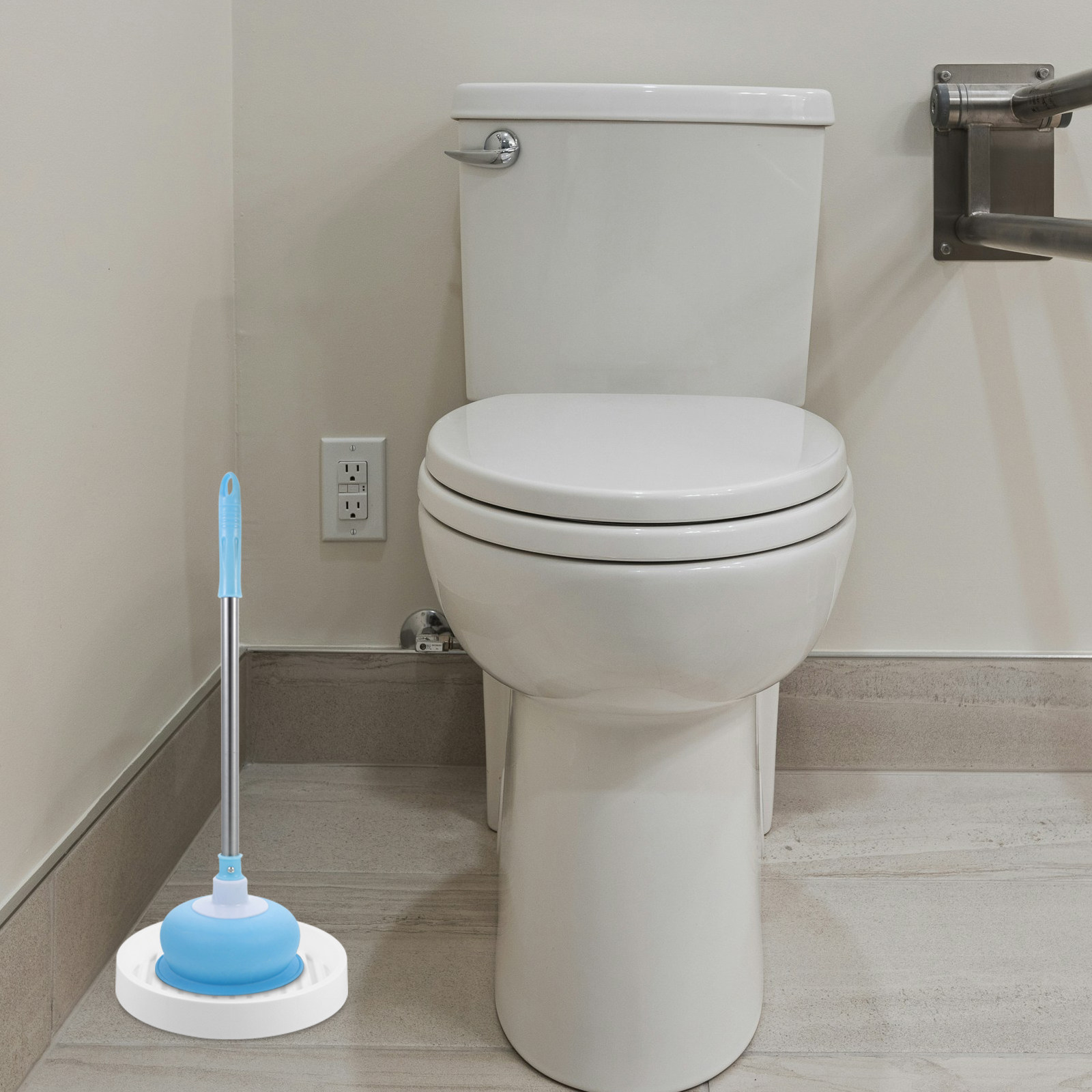 2Pcs Toilet Plunger Mat Round  - Drip Tray Saucer recensione e prezzo