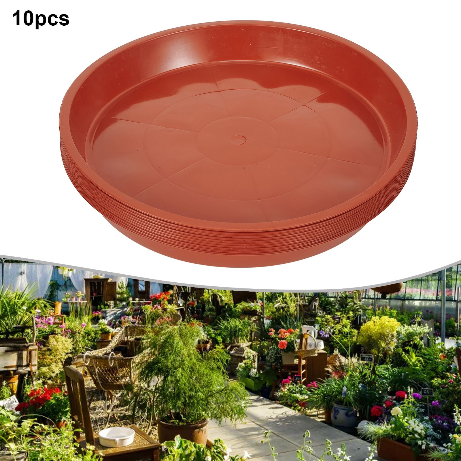 10pc Water Tray Base Round Pla - Drip Tray Saucer recensione e prezzo
