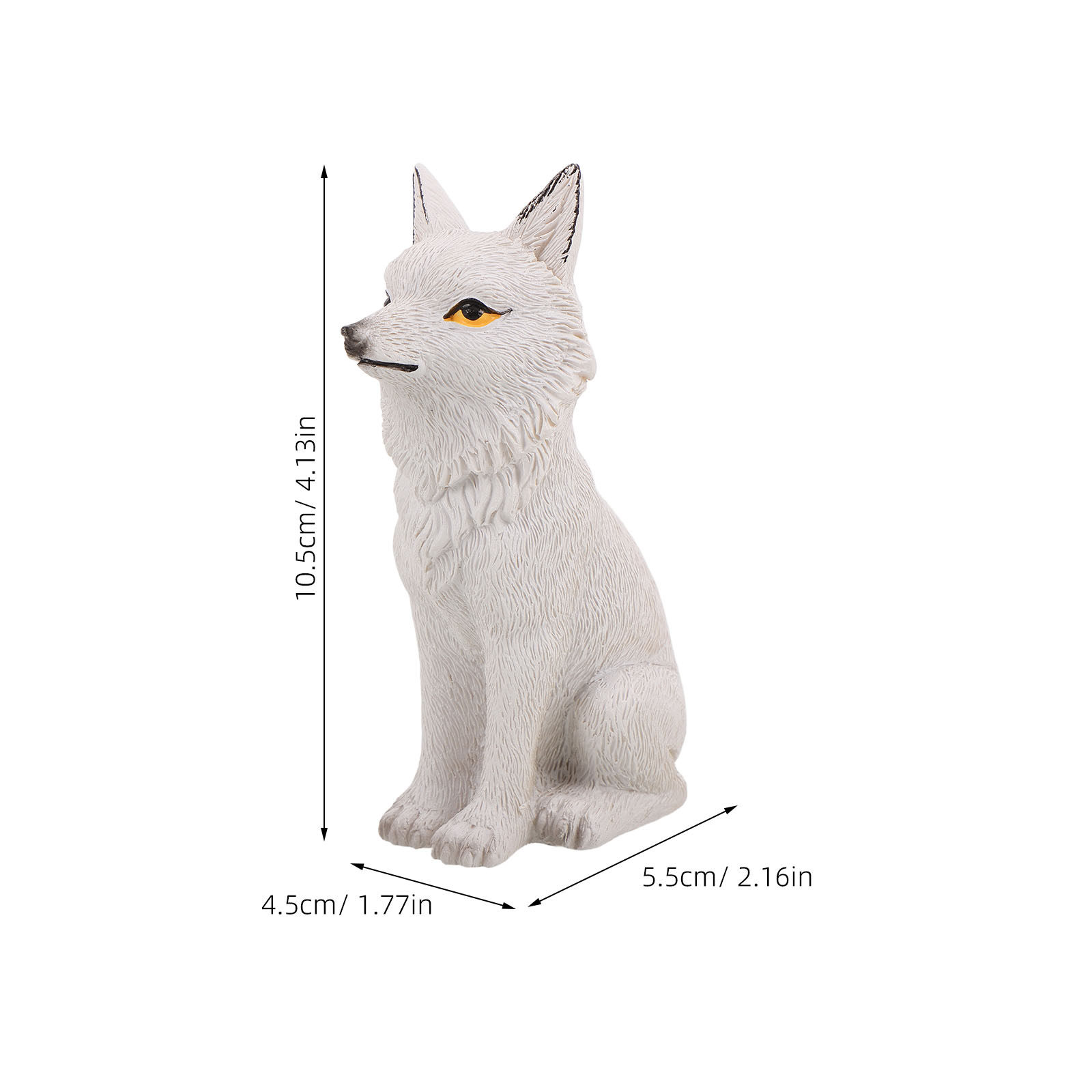 Mini Resin Fox Statue for Outd - Landscape Bonsai Garden recensione e prezzo