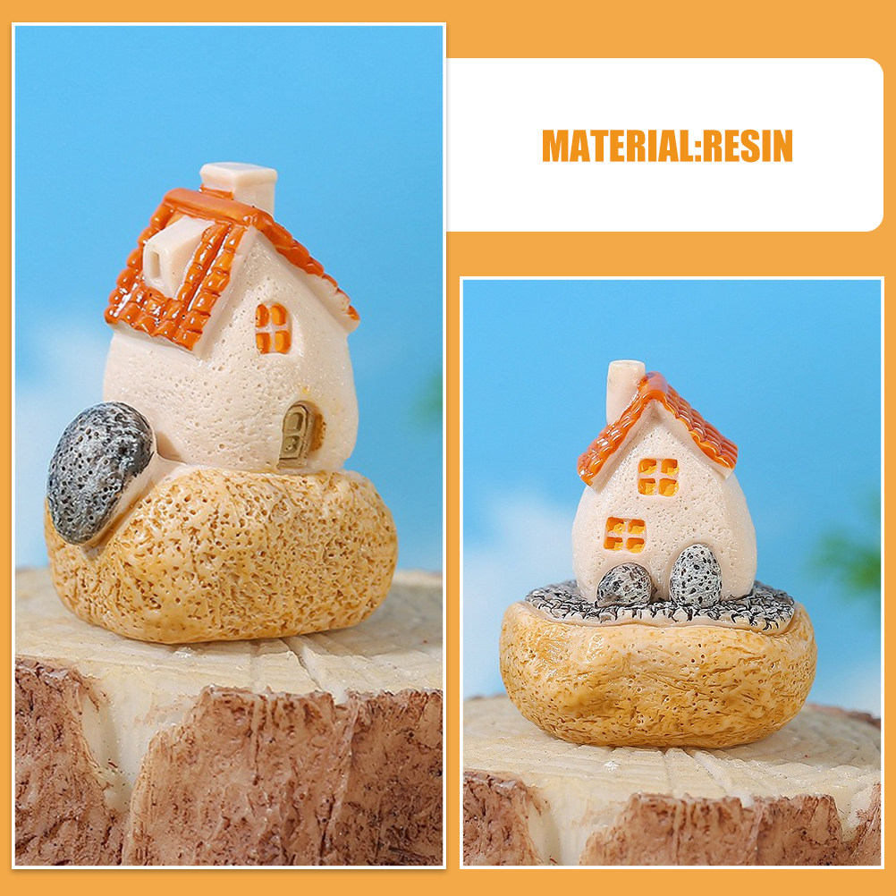 3Pcs Micro Landscape Houses Re - Bonsai Garden House recensione e prezzo