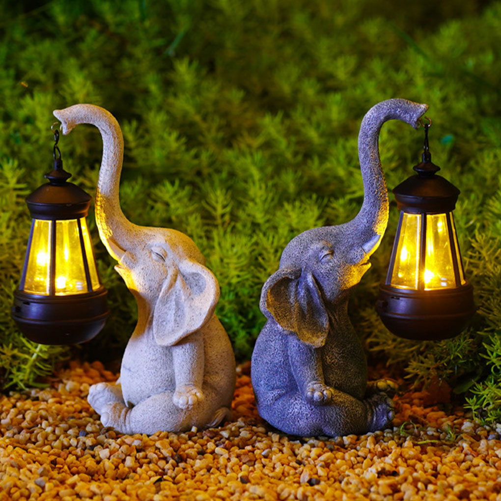 Resin Elephant Statue Ornament - Bonsai Garden Ornaments recensione e prezzo