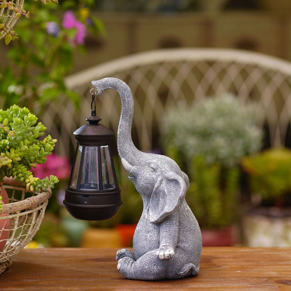 Resin Elephant Statue Ornament - Bonsai Garden Ornaments recensione e prezzo
