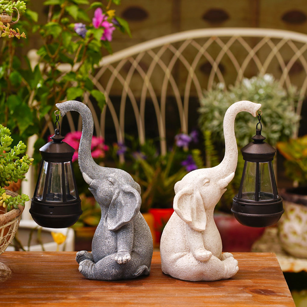 Resin Elephant Statue Ornament - Bonsai Garden Ornaments recensione e prezzo